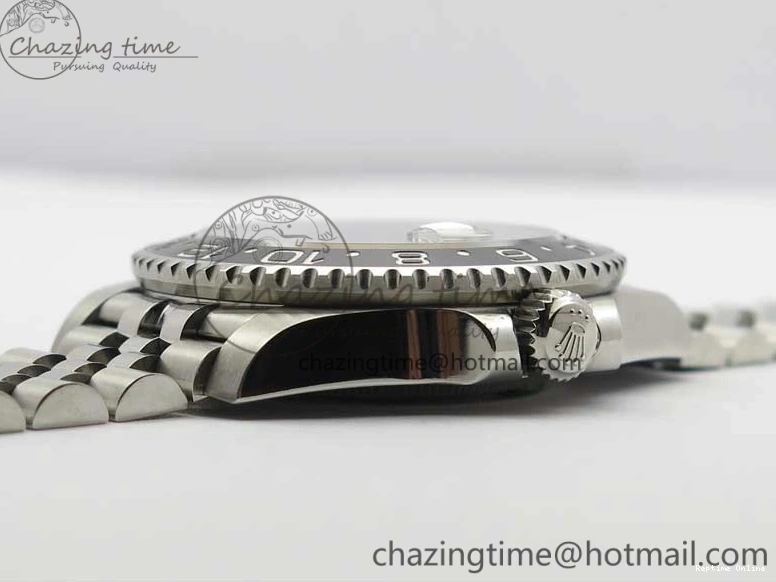 0108 Trendsetting GMT-Master II 116710 LN Black Ceramic 904L D1F 1:1 Best Edition On Jubilee Bracelet SA 2957